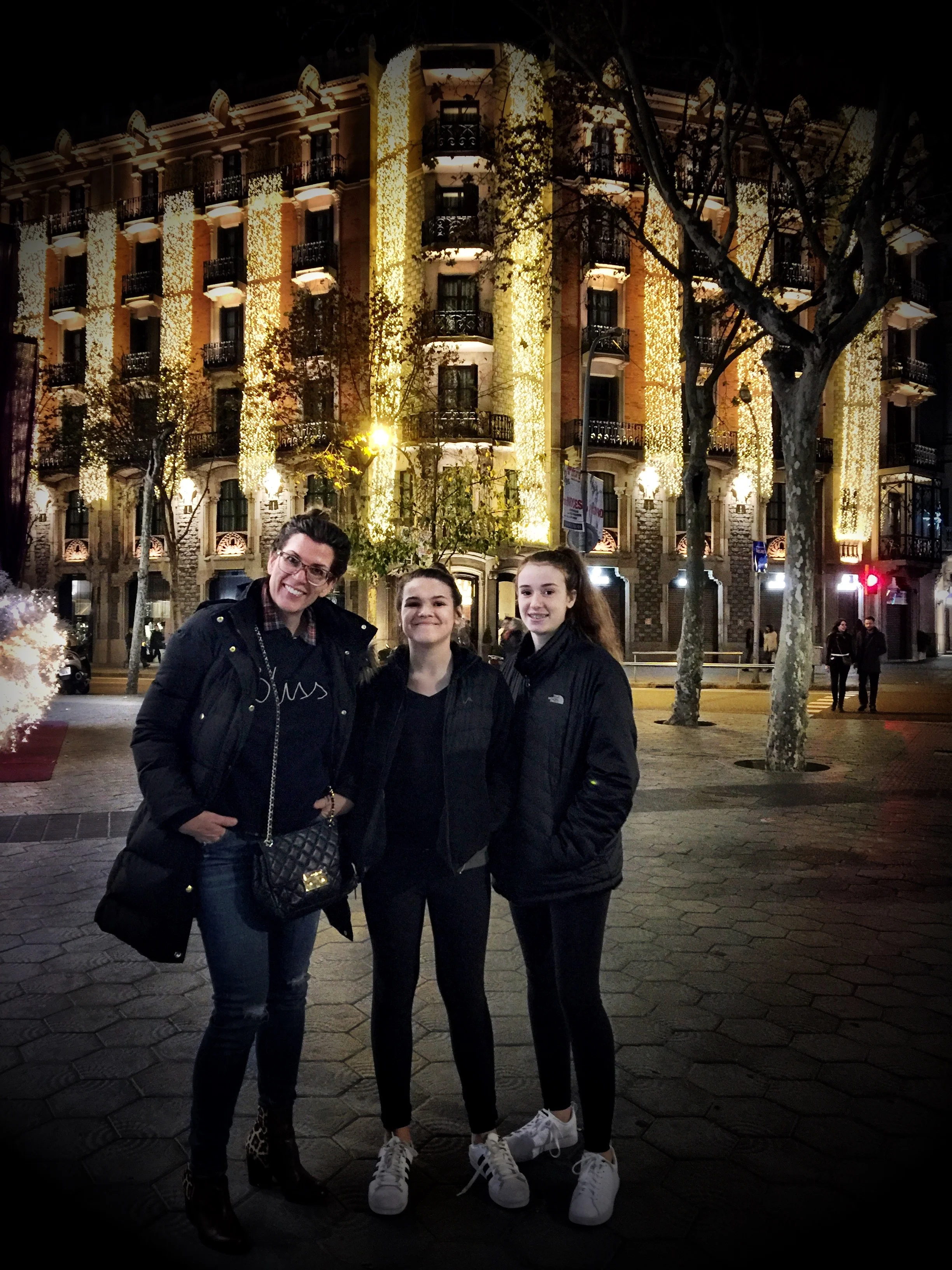 My family in Barcelona