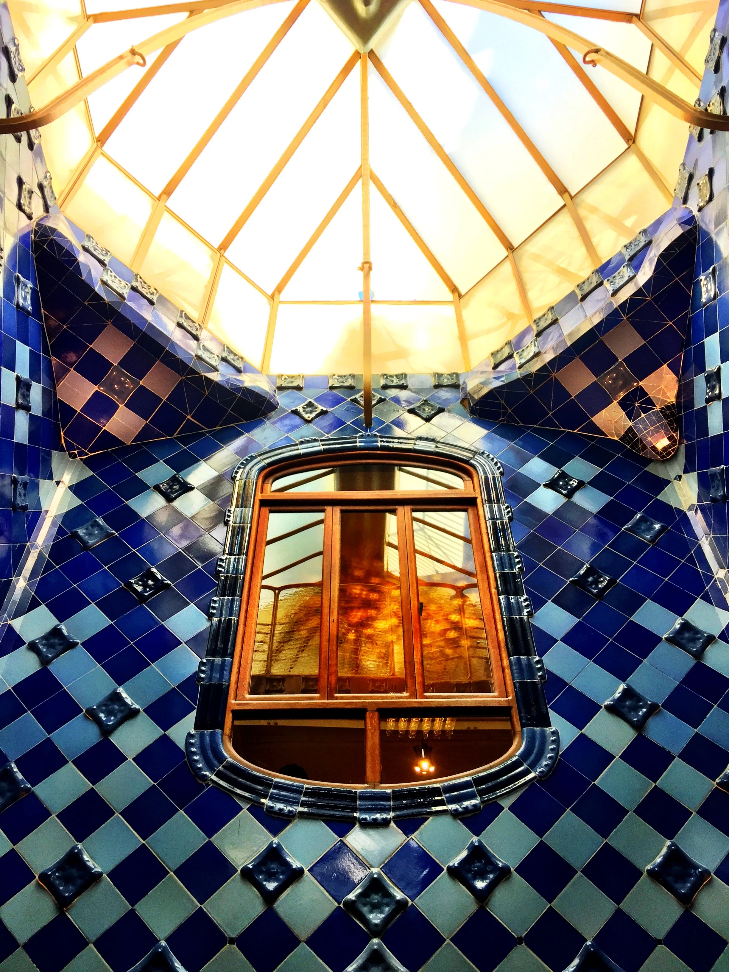 Lightwell at Casa Batllo - Barcelona