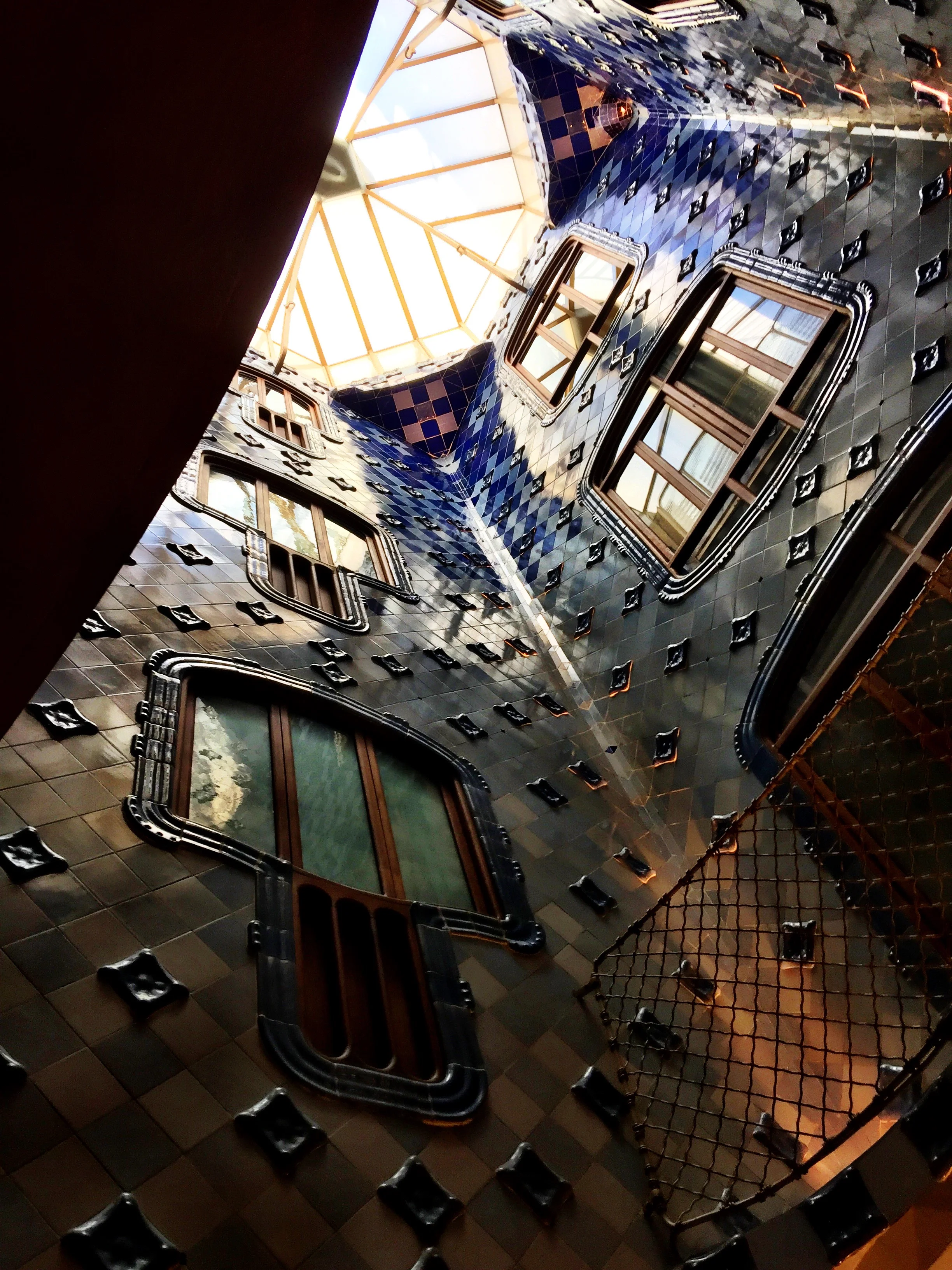 Lightwell at the Casa Batllo - Barcelona