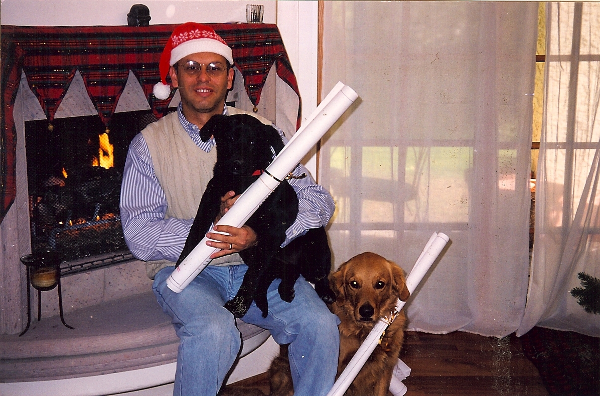 My first Candelaria Design Holiday Card, 1999
