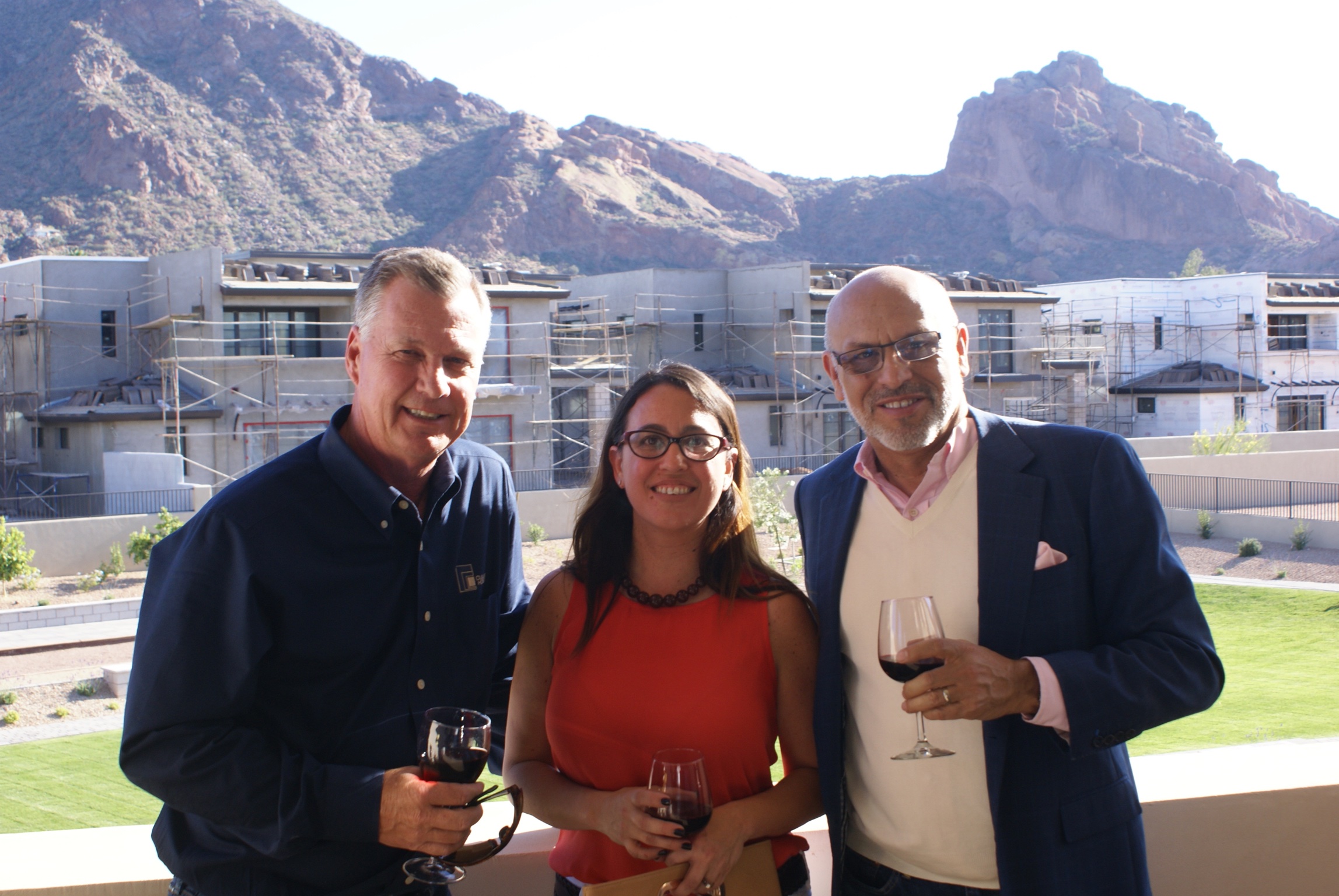 Builder / Developer Rod Cullum and my Associate, Vivian Ayala at The Village at Mountain Shadows