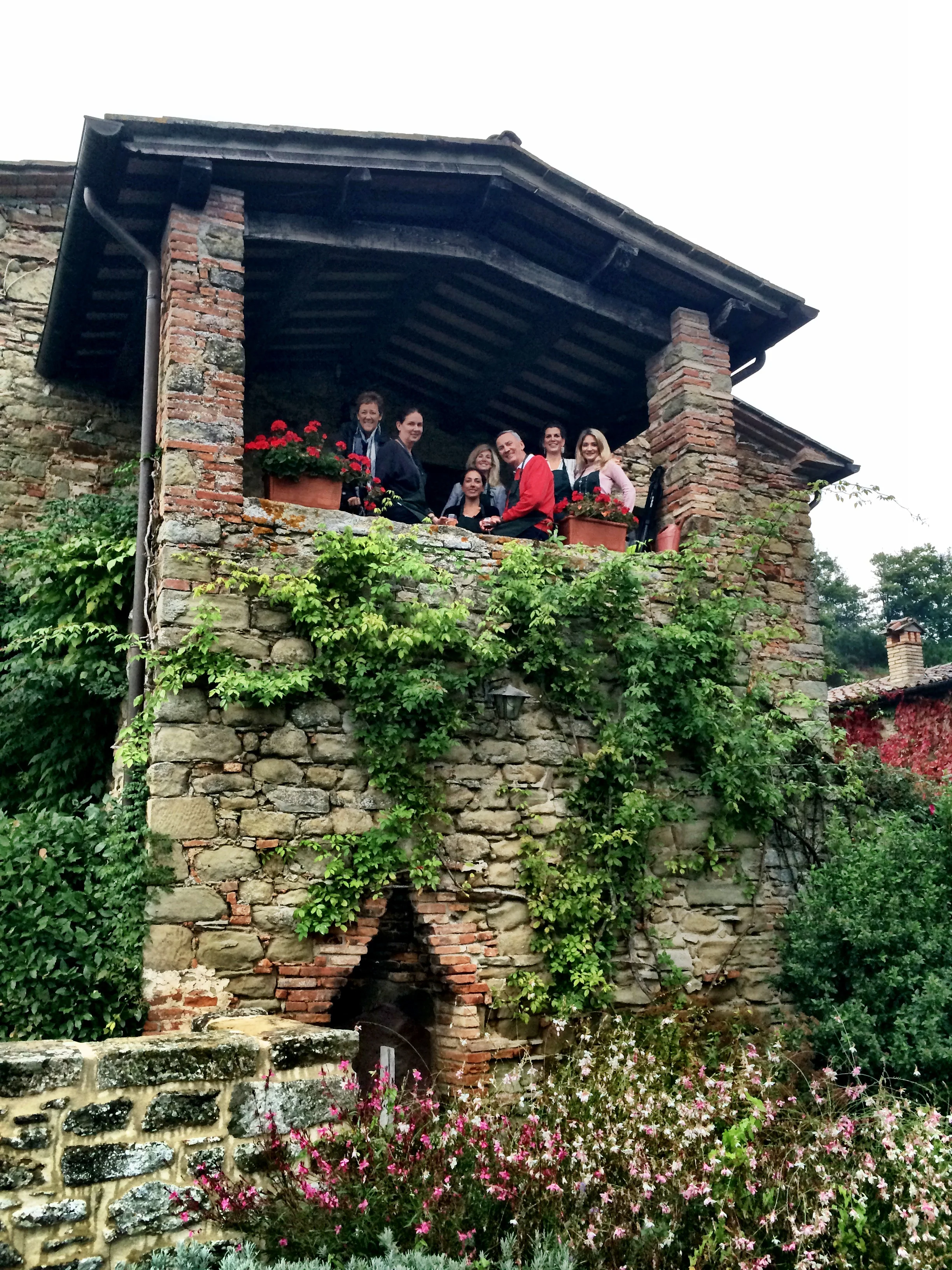 Our Candelaria Design Tour Italy 2014 Crew at the country houses in Umbria.