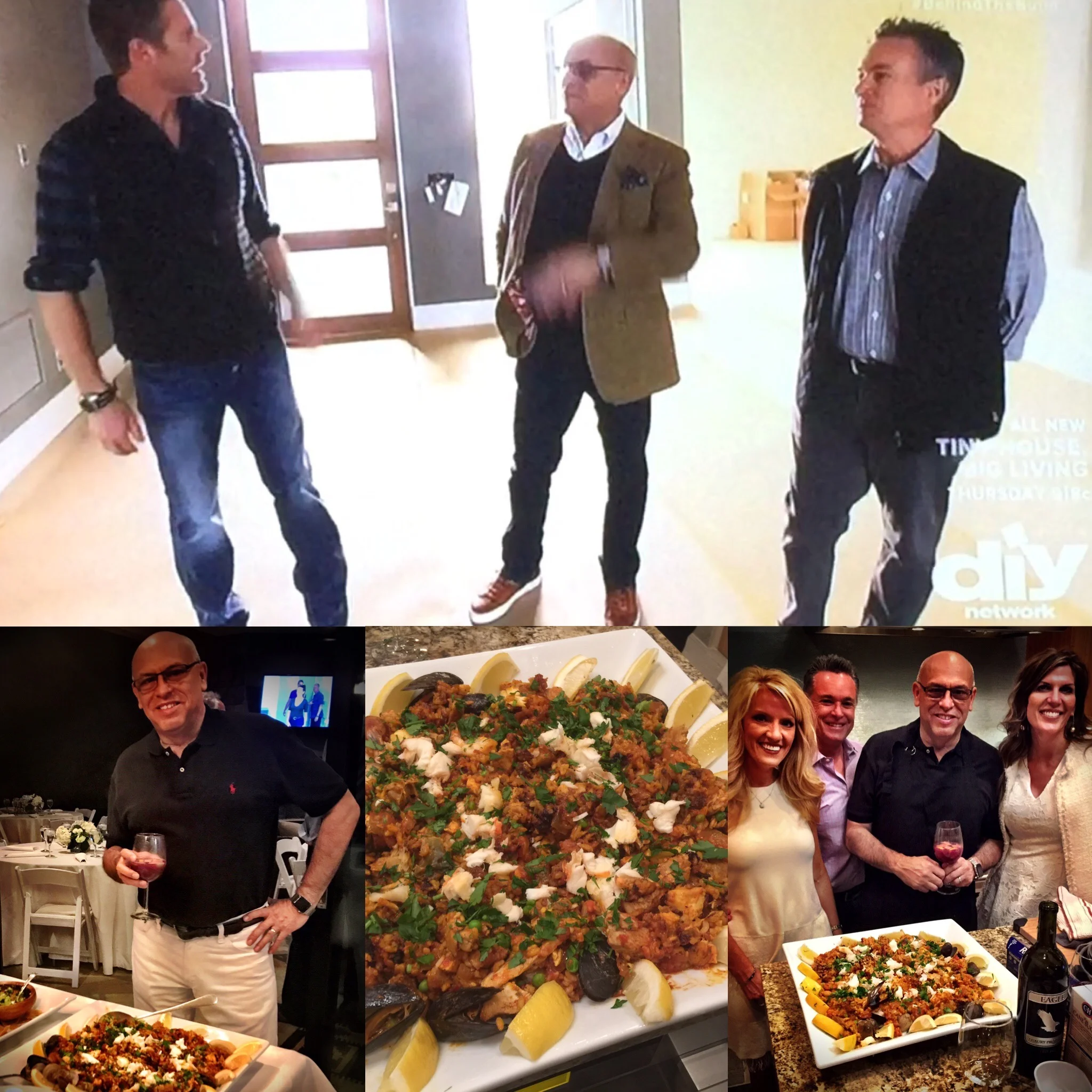 Paella dinner at the HGTV Smart Home Premiere Party