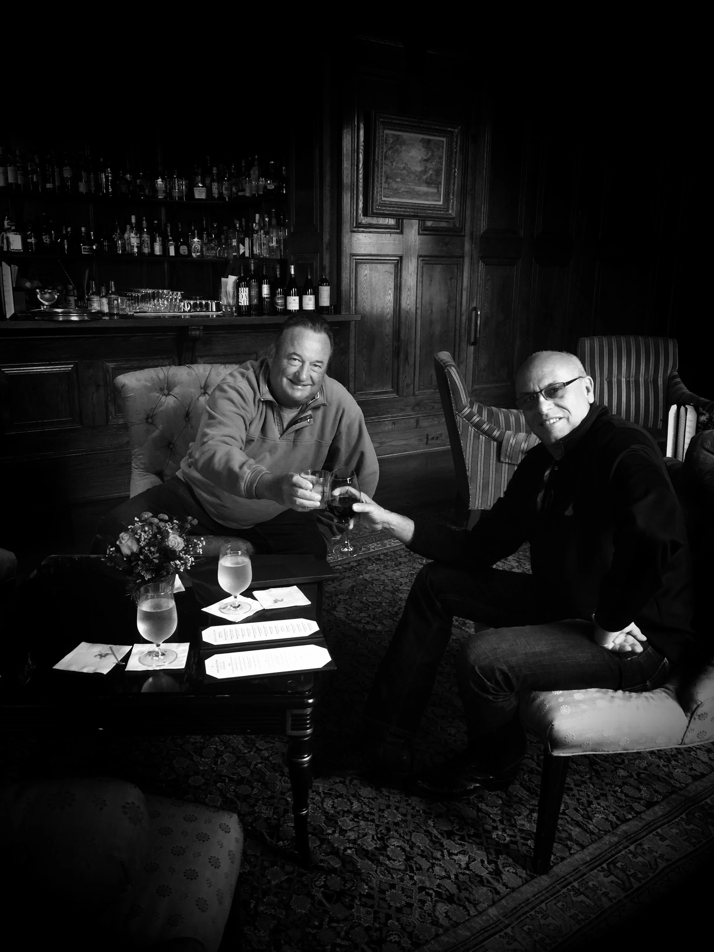 Longtime best friend, Larry Peery and MC in North Carolina