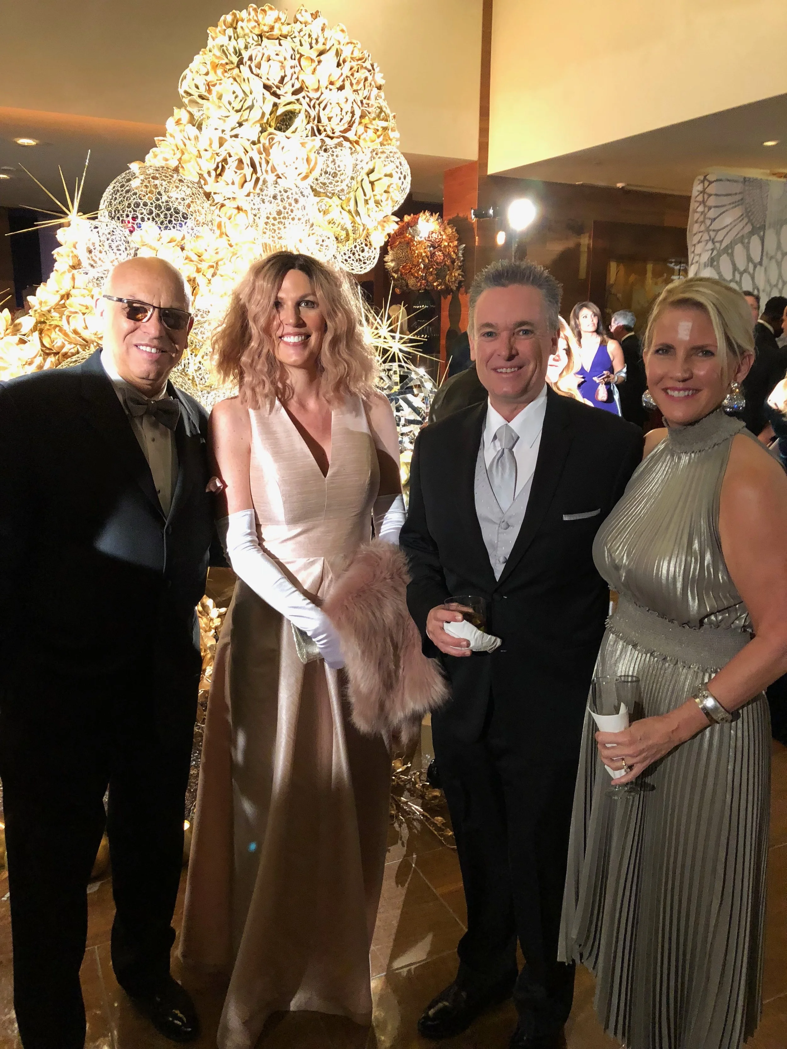 Mark, isabel, Jim and Jessica Audiss at the 2017 Heart Ball