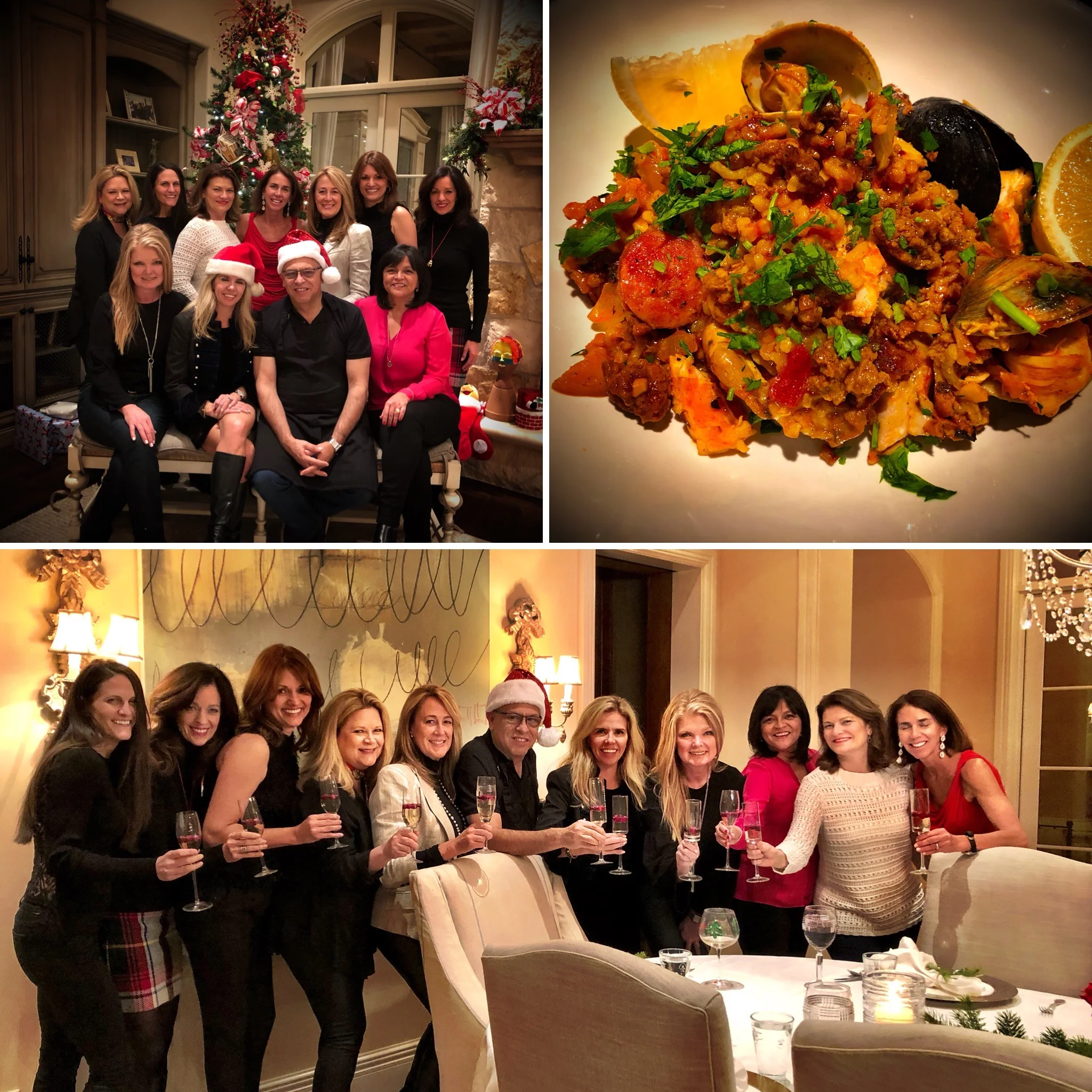 Candelaria Design Holiday Paella Cooking Class at the Mullard Residence December 2017