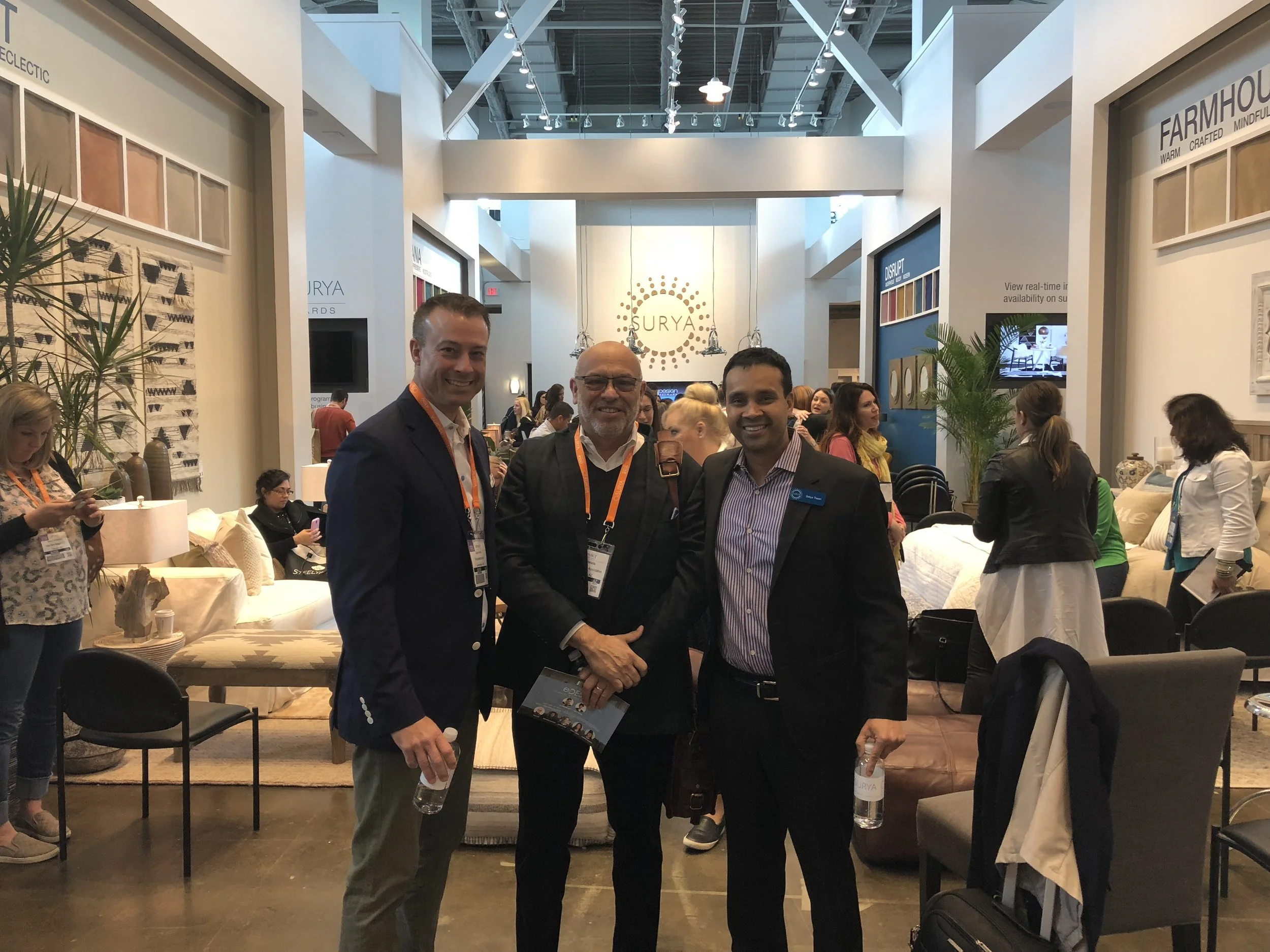 The Design Network Founder, Jason Harris, MC and Surya President, Satya Tiwari
