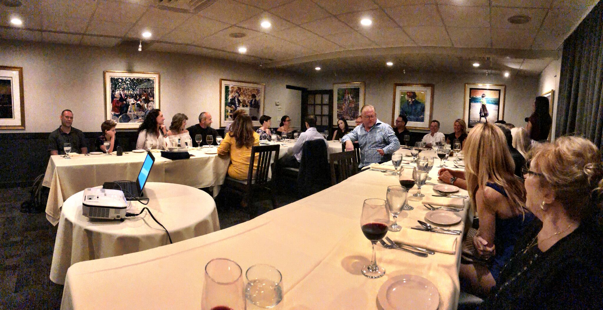 Our 2018 Tour Italy Pre-Trip Dinner at Tomaso's