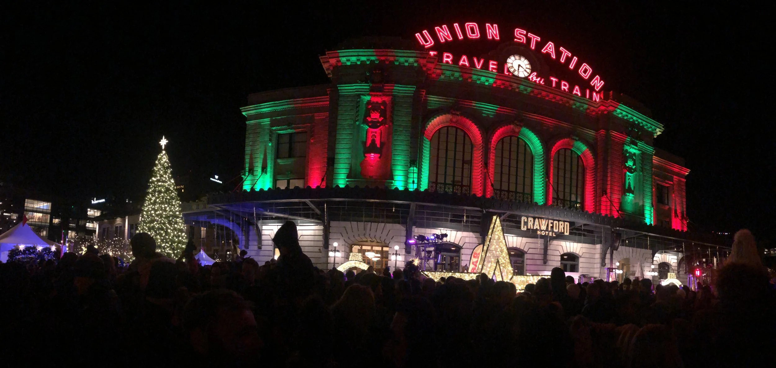 Denver Union Station Tree Lighting