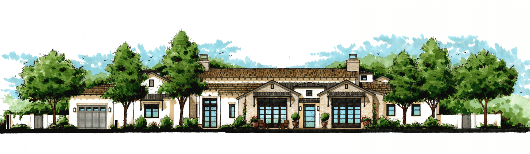Candelaria Design ~ Sticks and Bricks Modern Farmhouse Spec home in Paradise Valley