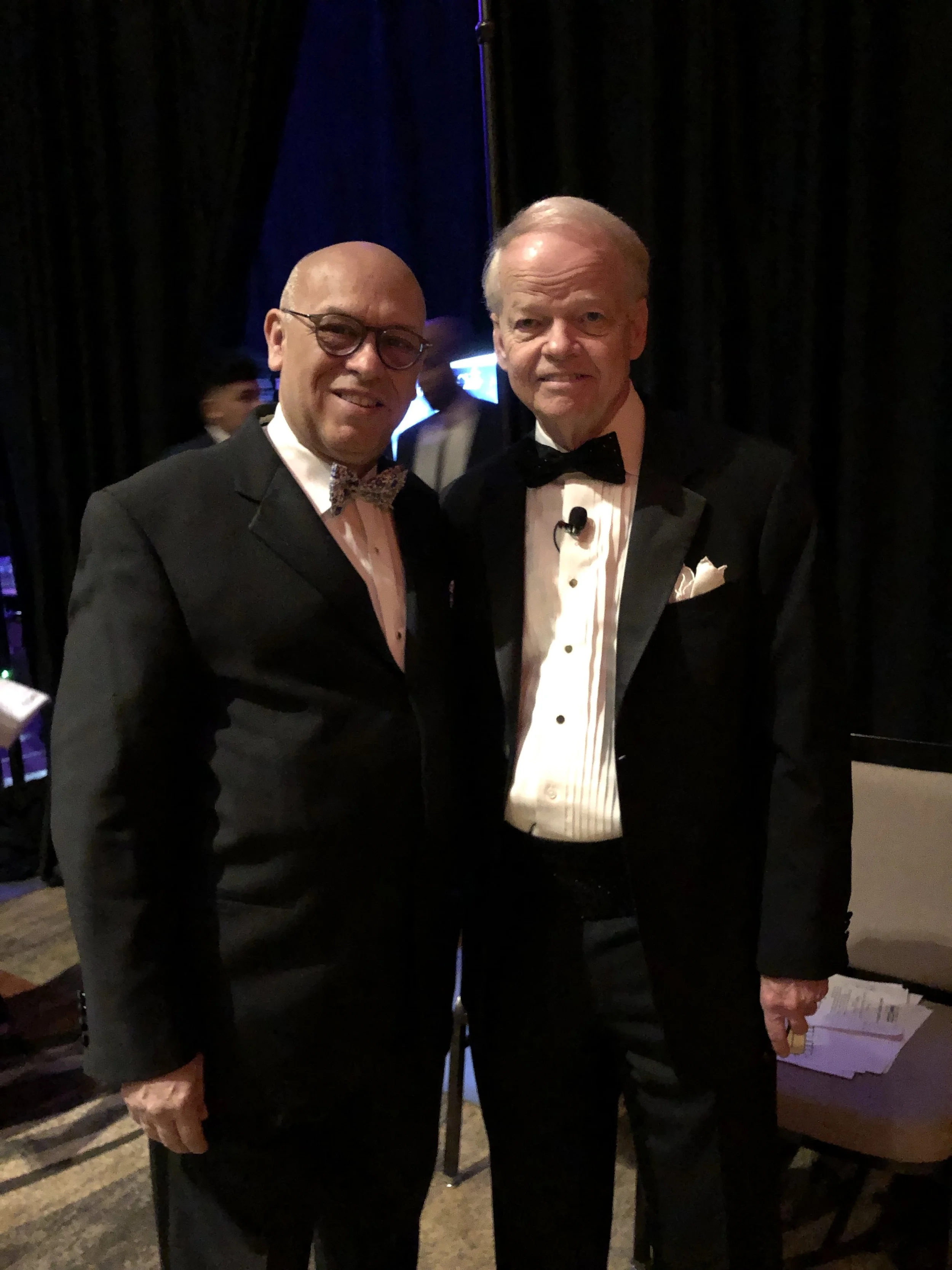 MC with Celebrity Fight Night Host Jimmy Walker