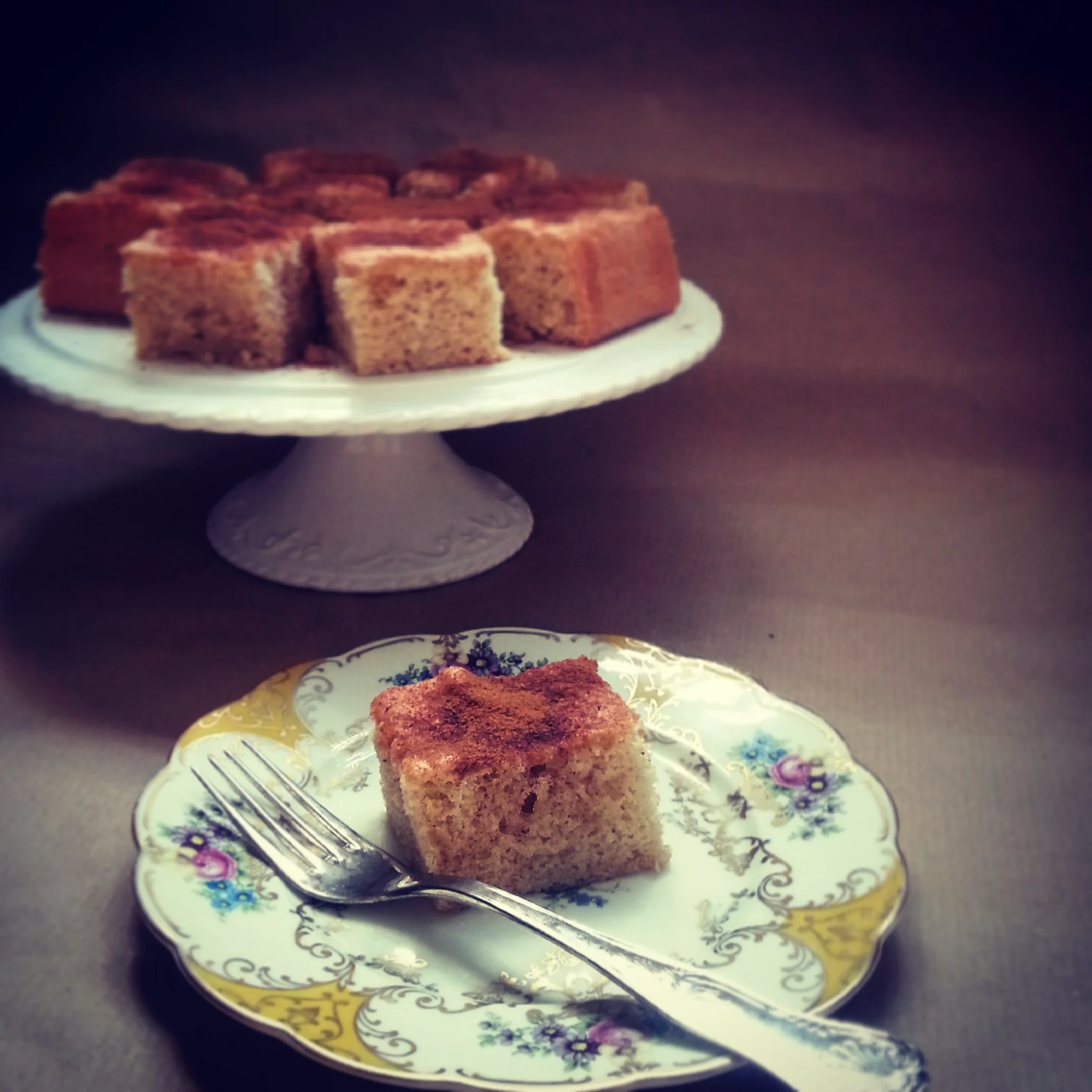 Cinnamon Sponge Cake.