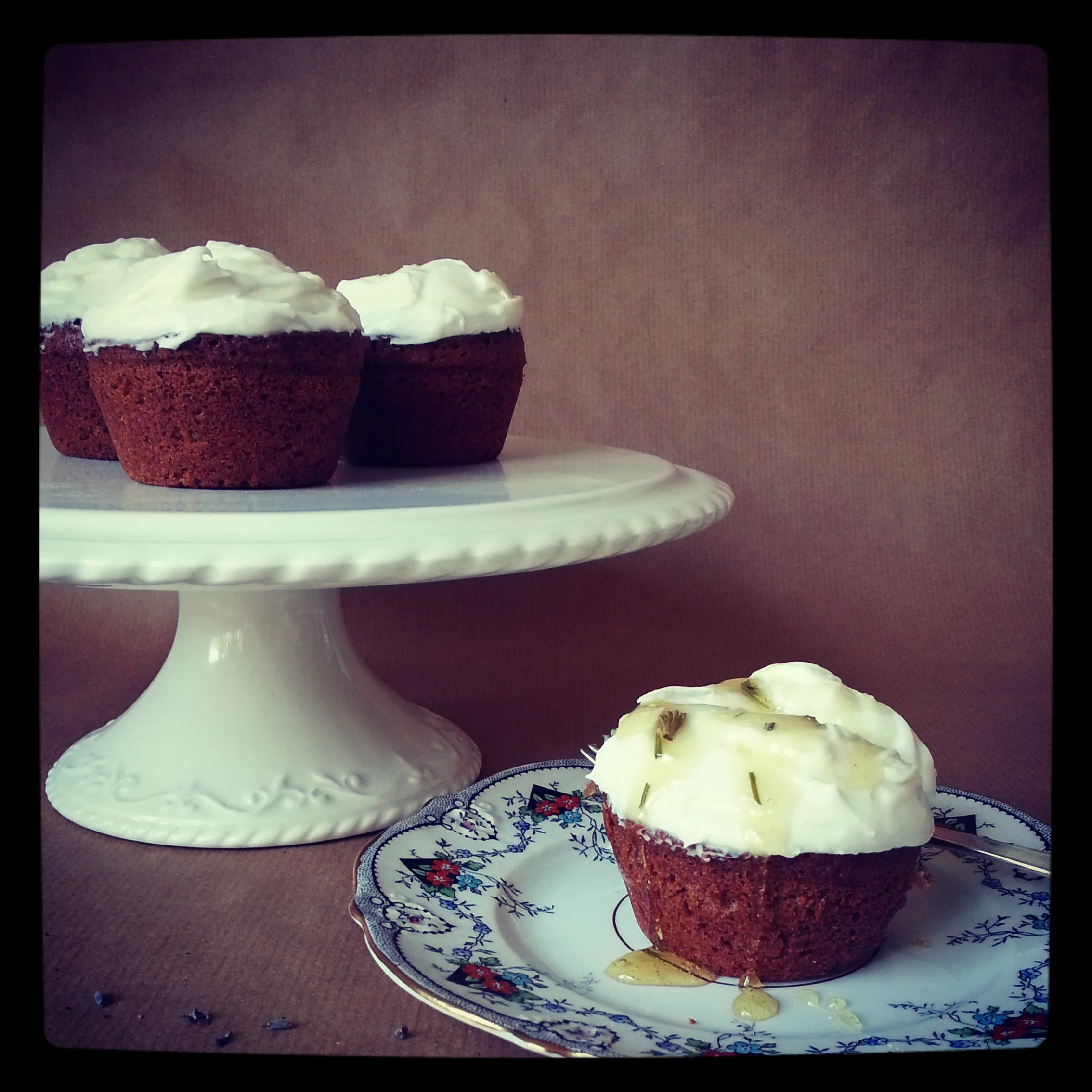 Honey and Rosemary Cake.