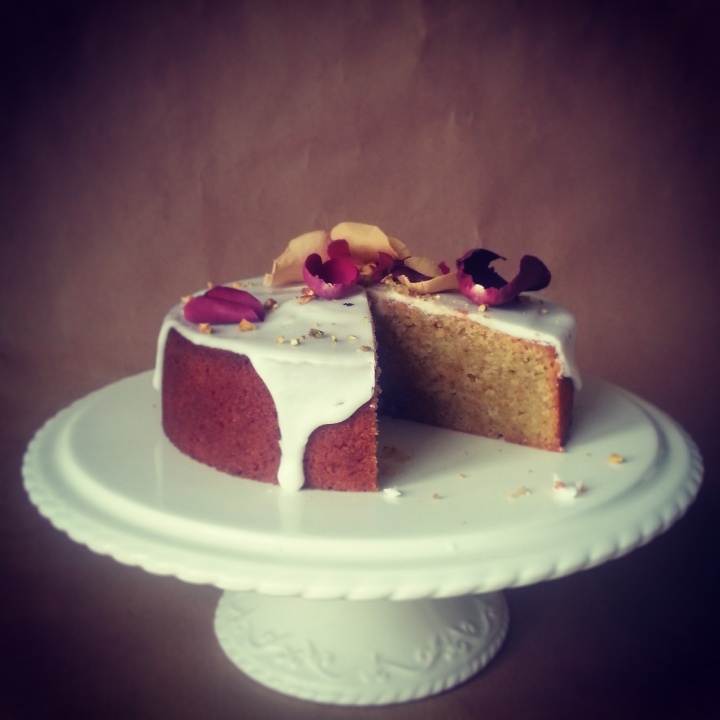 Rose and Pistachio Cake.