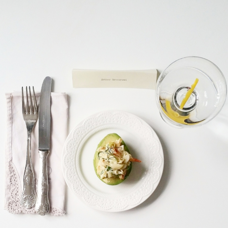 Crab, Avocado and Mayonnaise.