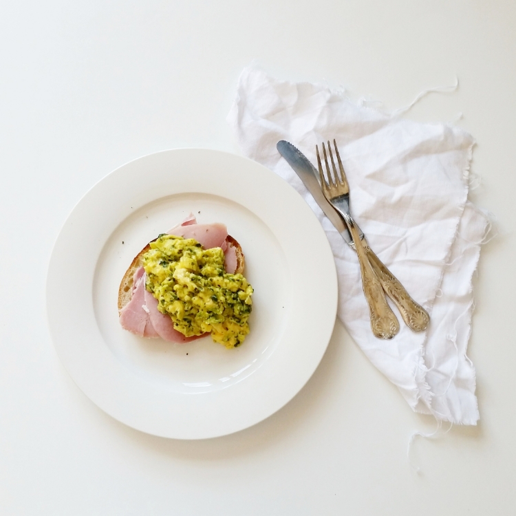 Green (Pesto) Eggs and Ham.