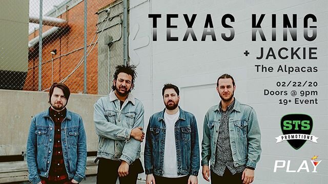 Come join us Saturday February 22nd as we play alongside one of Canada&rsquo;s upcoming rockers @texaskingband !  We&rsquo;re performing at Barries new venue @play.barrie.  Tickets are $15.