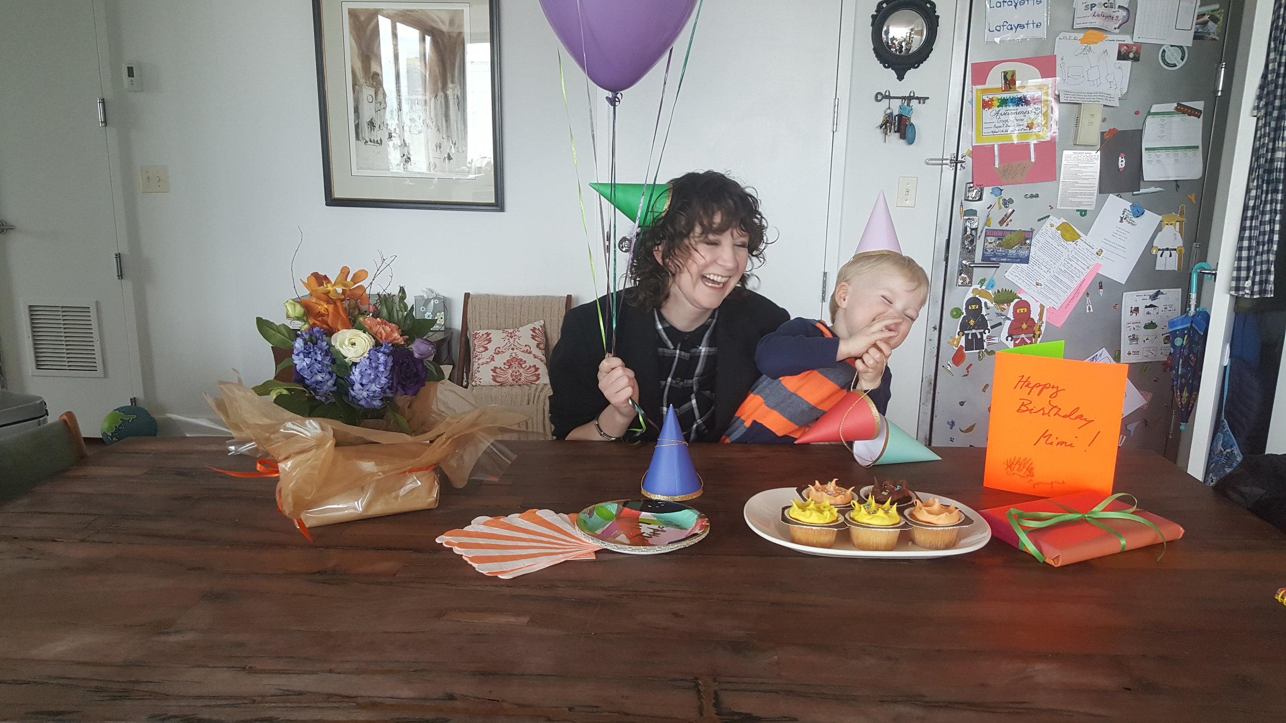 Just me and a 3-year-old living our best lives over here. 