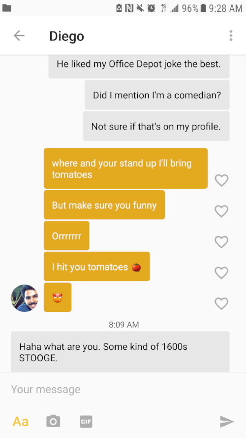 Who said chivalry was dead! 