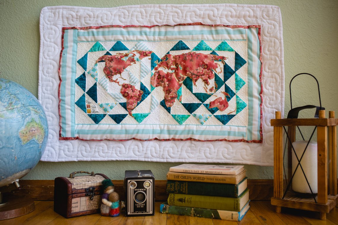 If you haven’t seen my extremely more talented friend Kristen Jorden’s quilts then you need to seriously check yourself before you wreck yourself how friggen CUTE is this!