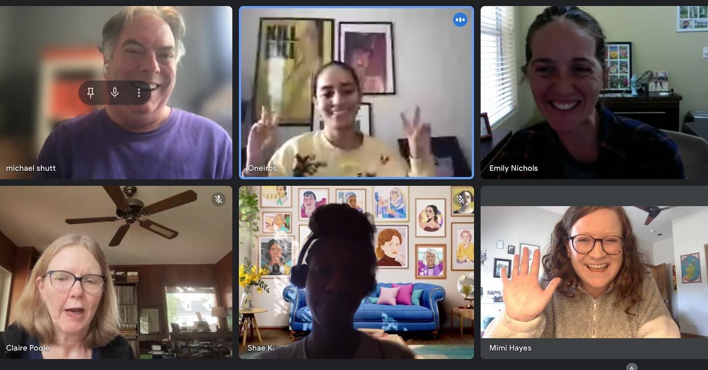 Another ✨amazing✨ #sundaysesh with the Writing With Mimi crew last weekend! I am so excited to build a community of writers this year and see us all grow! 
.
If you&rsquo;re not already there, you can join us on the Discord Channel for weekly prompts