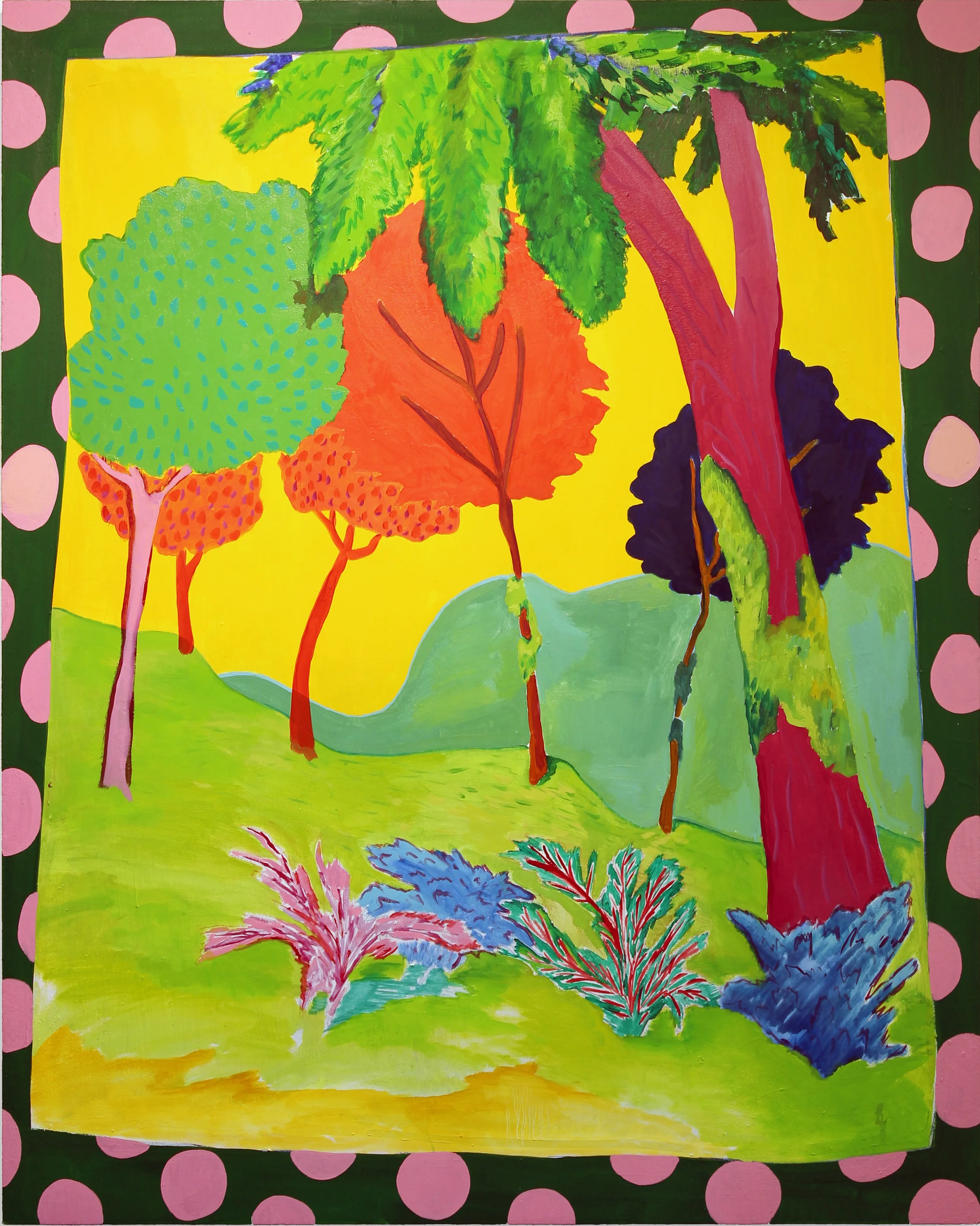 Untitled (landscape) 2016 Oil on canvas over panel 60 x 48 inches