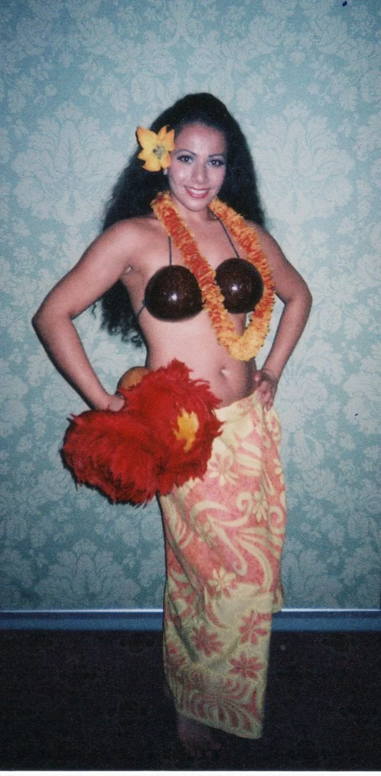 Aliki Kavouras in Fort Lauderdale Florida. Lead Dancer for Drums of Polynesia at the time.