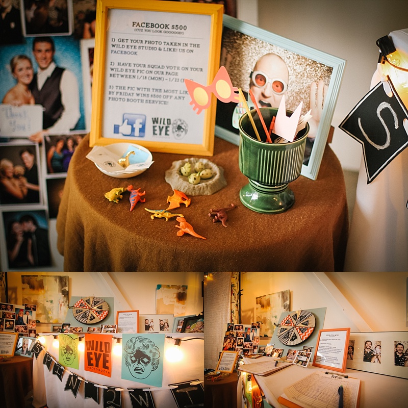 Before the storm: Our Wild Eye Photobooth table at LoveSick expo 2016