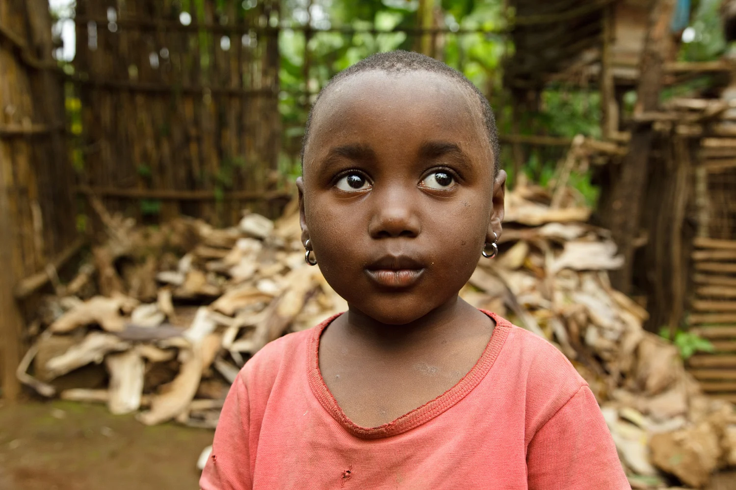 Village girl in Kibosho-Umbwe.