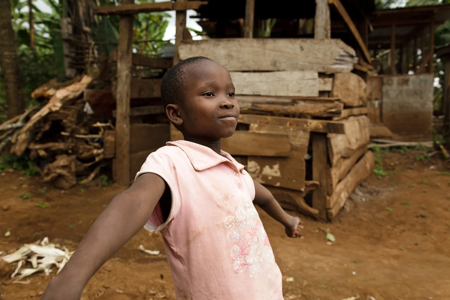 Neema, one of the sponsored orphans of Artists for World Peace.