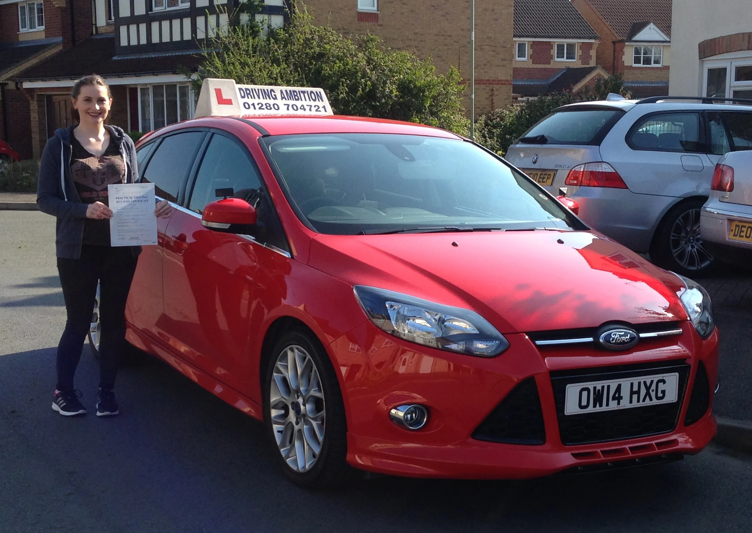 Well done Arizona CARR for passing at Banbury Driving Test Centre today