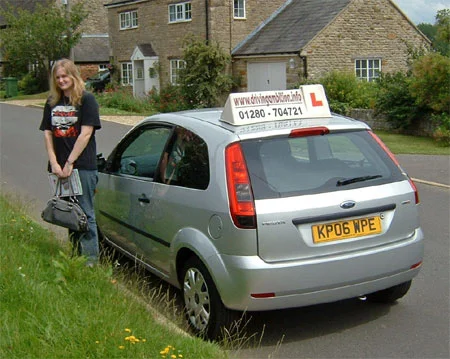 Rebecca Vicars by car2.jpg