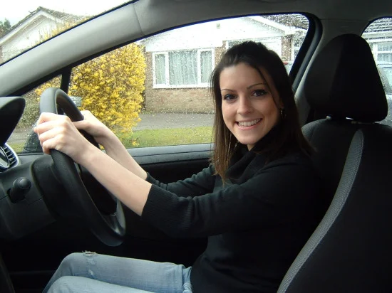 Esther Taylor in car.jpg