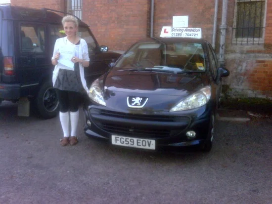 Rosie Crosbie by car.jpg