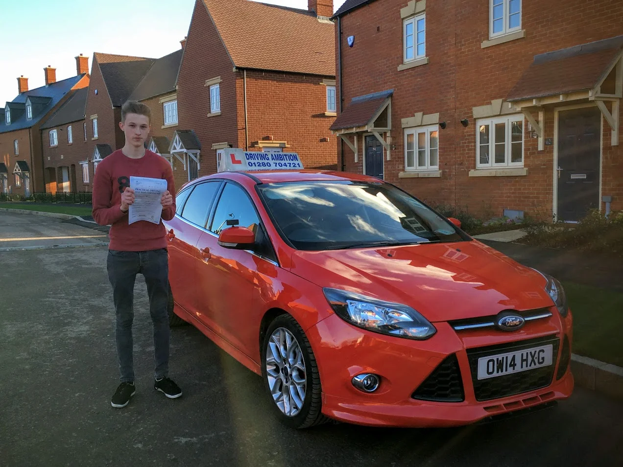 Congratulations to George Sobas who passed 1st time 14th January with only 2 faults. Driving Ambition's 1,472nd pass and the 923rd 1st time pass