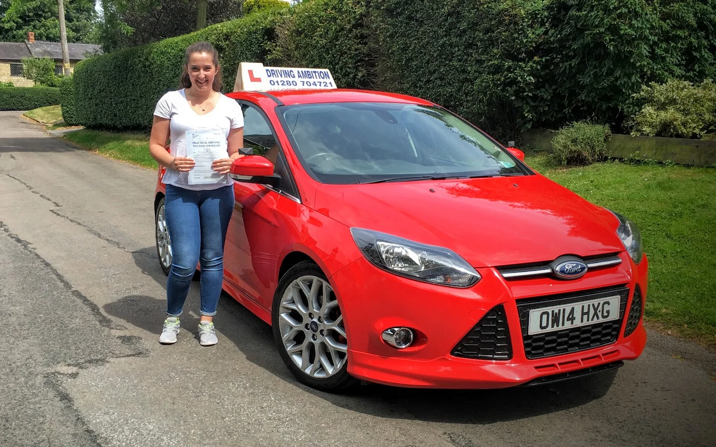 Congratulations to Grace Buzzoni who passed 1st time on 26th July 2016. Driving Ambition's 1,491st pass