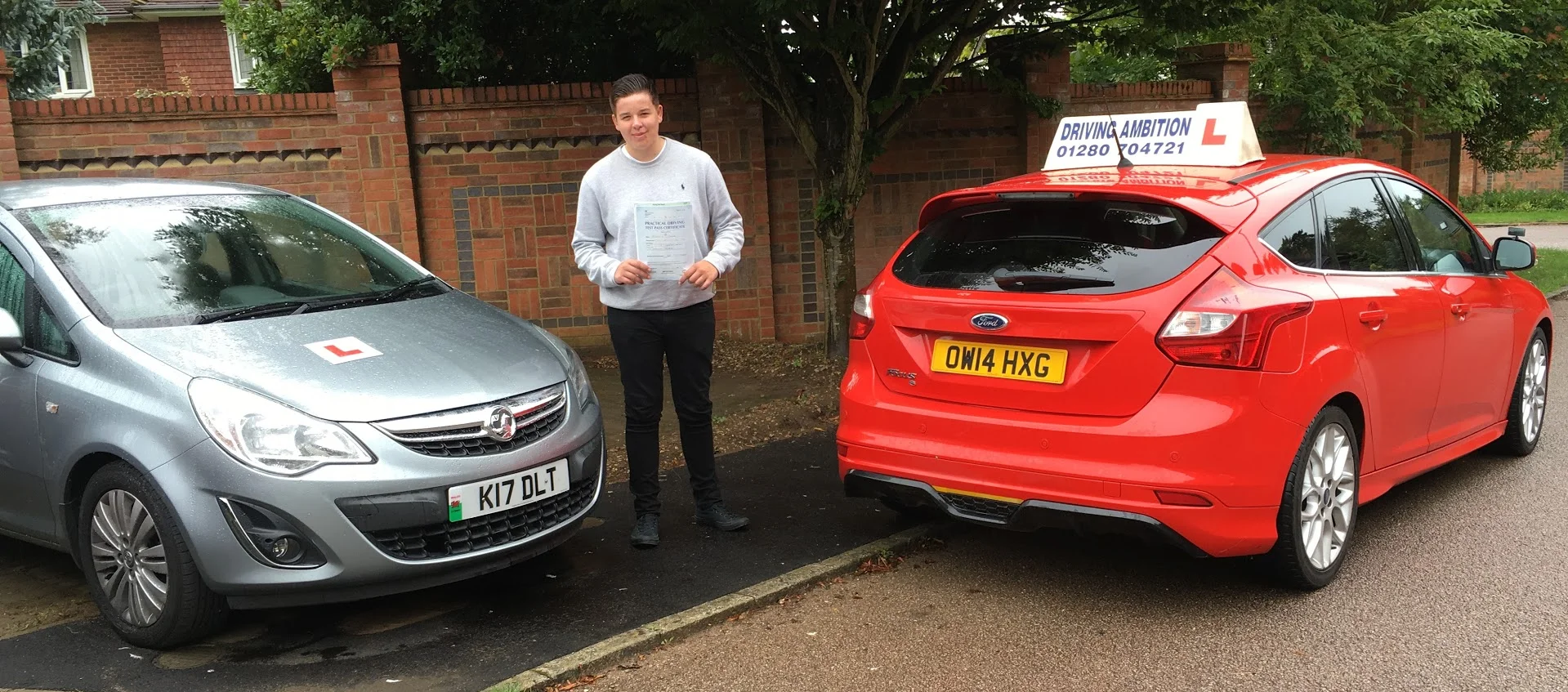 Congratulations to Kieron Thomas who passed 1st time on 5th September 2016. Driving Ambition's 1,496th pass