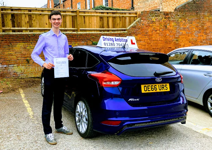 Congratulations to Adam Loader who passed 1st time on 21st March 2019 Driving Ambition's - 1,605th pass & 1029th 1st time pass. Well done Will from Mark Prewett