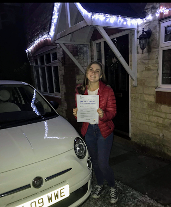  Congratulations to Mia Ryan who passed on 18th December 2019 Driving Ambition's - 1,628th pass . Well done from Mark Prewett 