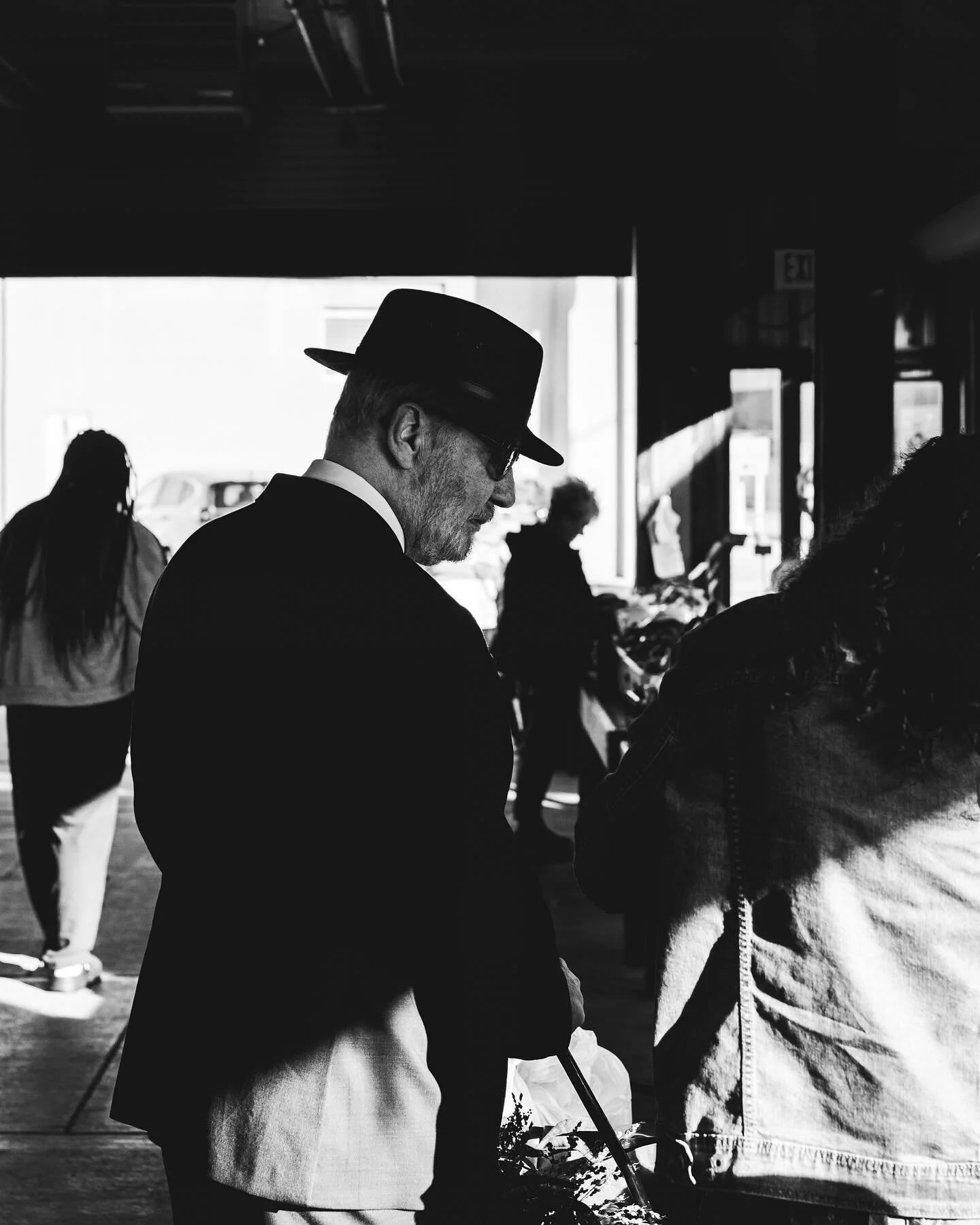 Scenes from a silent film.