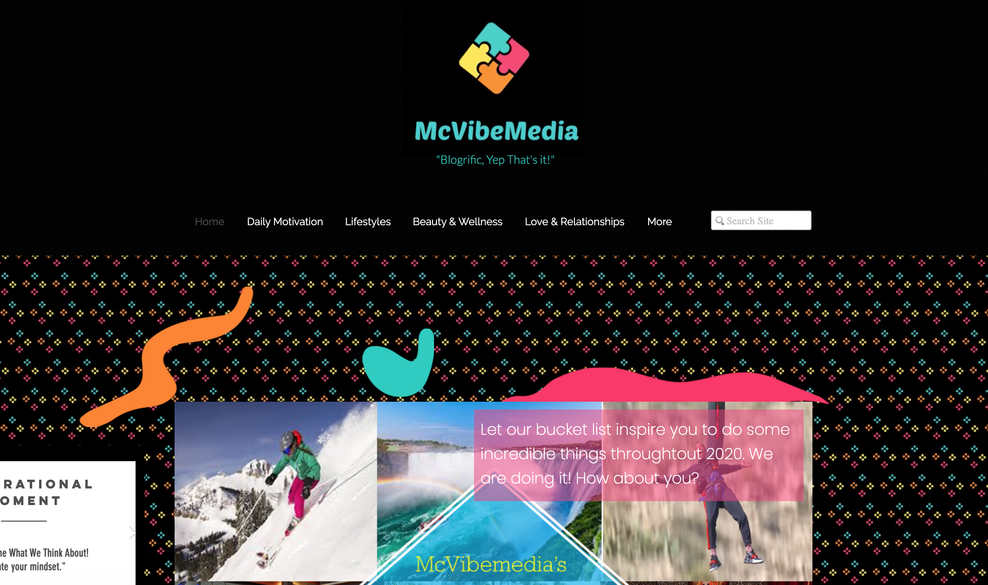 McVibeMedia.com is a pop culture and wellness blog that I was commissioned to design.Role: Design Researcher/ UI Designer
