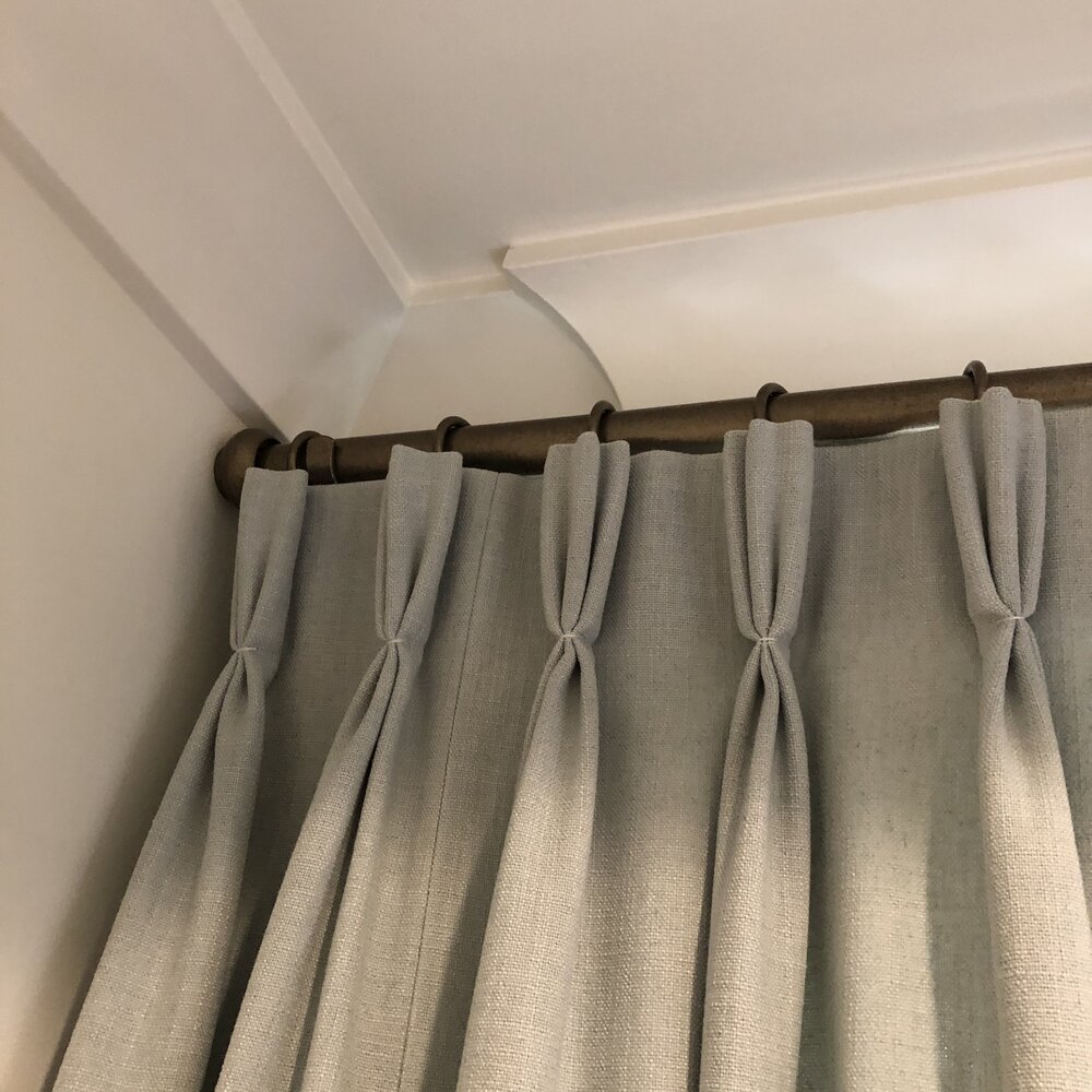 Set Of 20 Drapery Leaded Window Curtain Spacers With Bottom Blocks From  Galwaysonline, $12.66