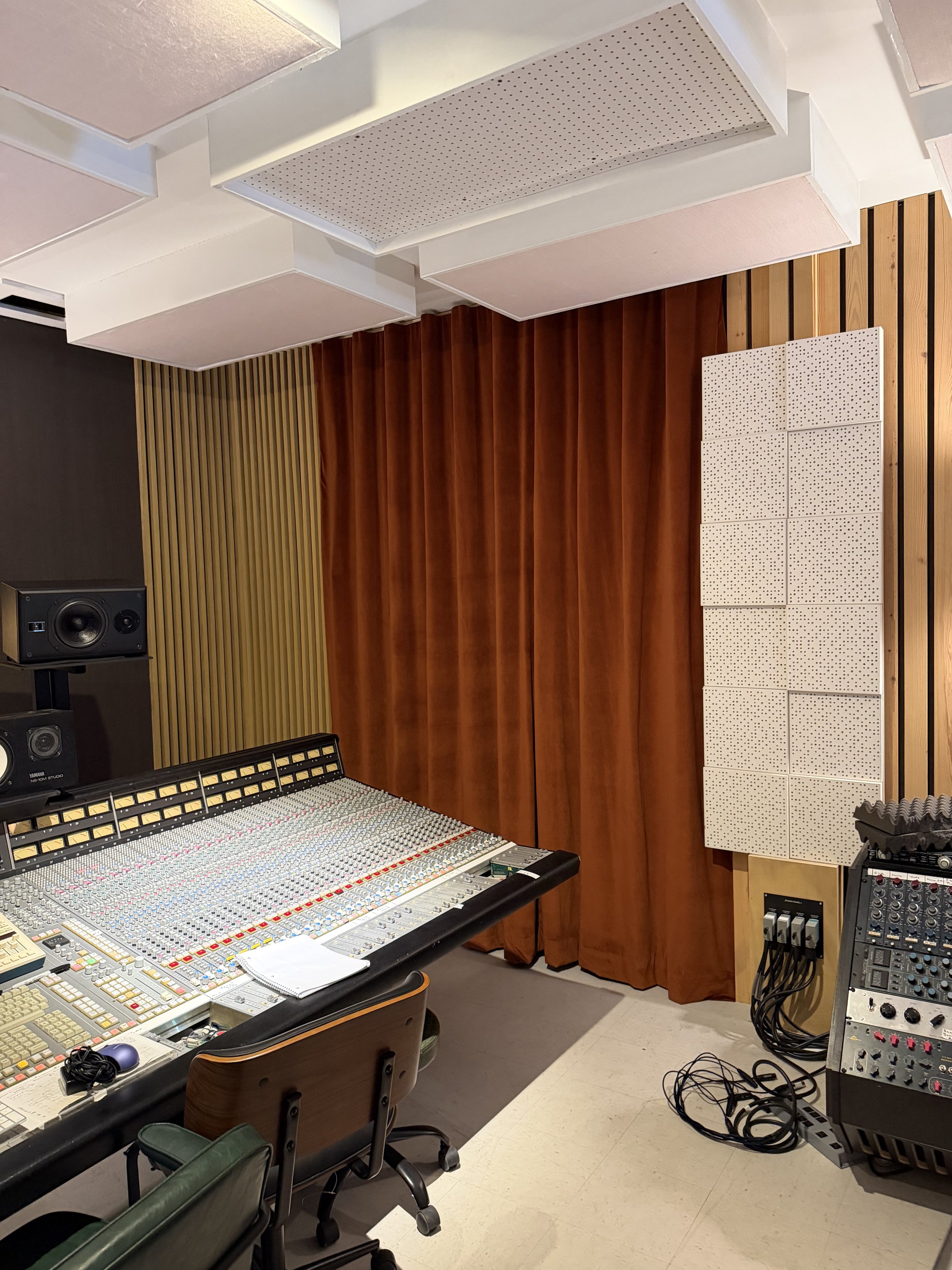 Designing Sound-Dampening Drapery Panels for a Music Studio