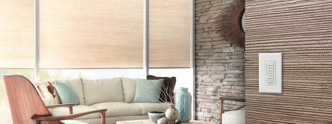  Motorized shades can fit many sizes and styles of windows.&nbsp; 