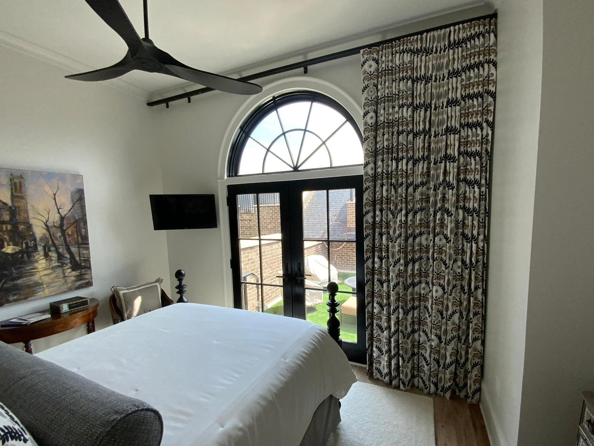 Insulated drapes are an elegant solution that blocks drafts and reduces heat transfer through windows.