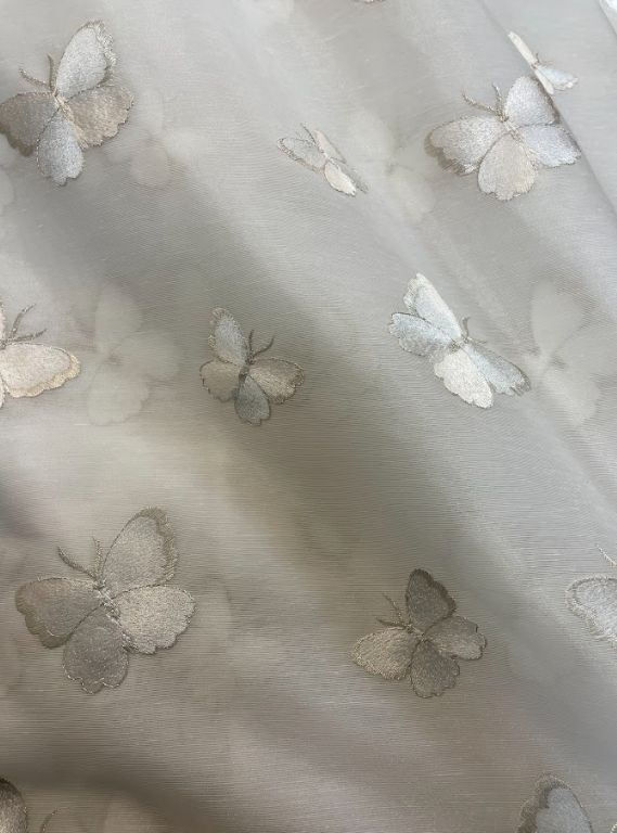  beautiful butterfly sheers from Stout textiles! 