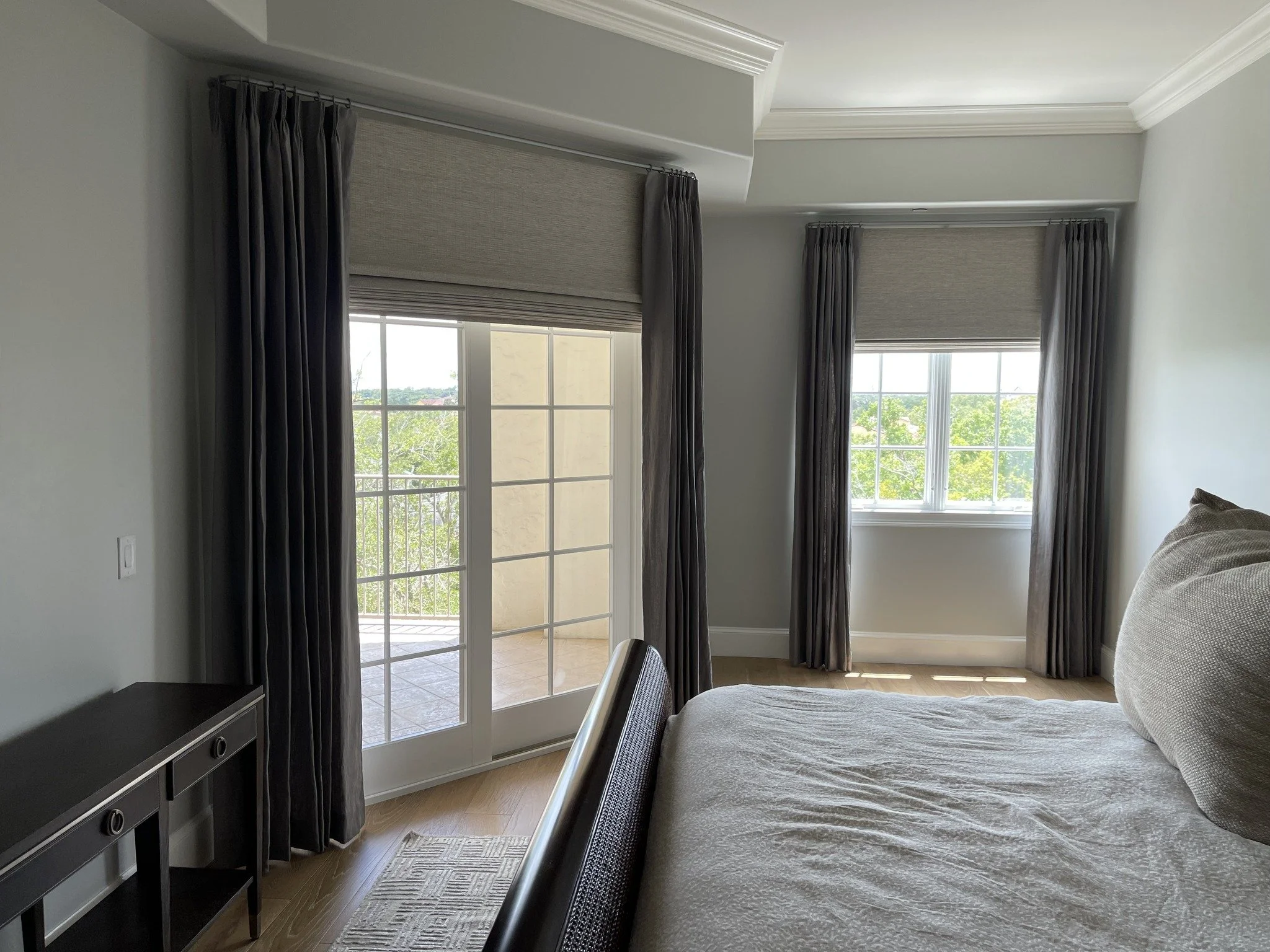 Woven wood shades can significantly improve insulation.