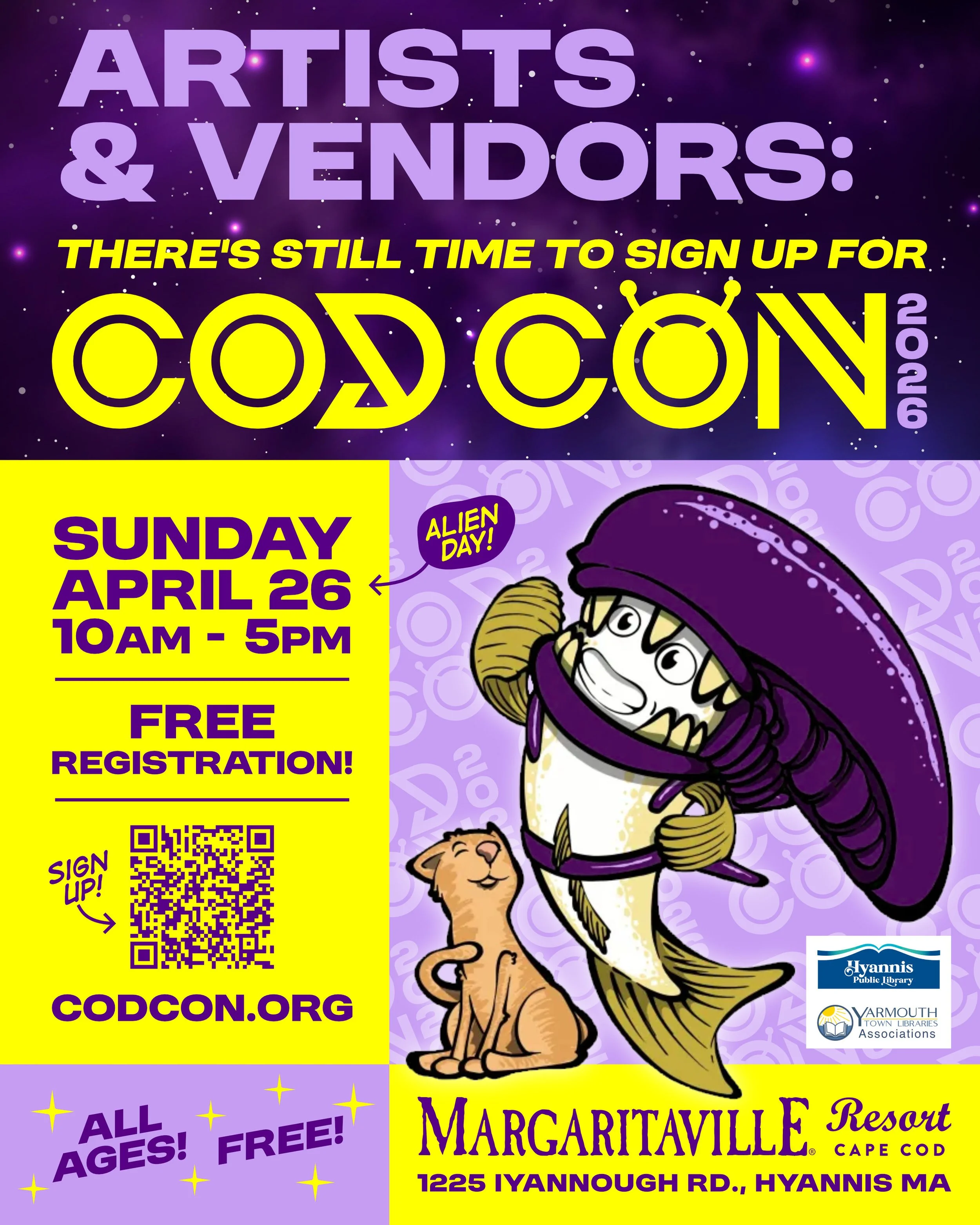 Cod  Con 2026 Call for Artists
