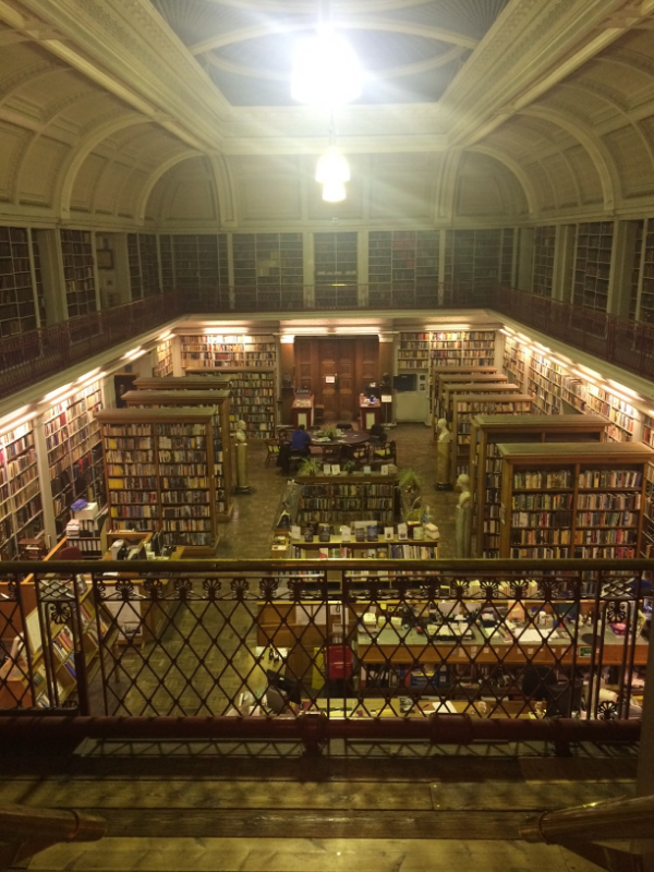  A library I went to in England that had books that were older than America! 