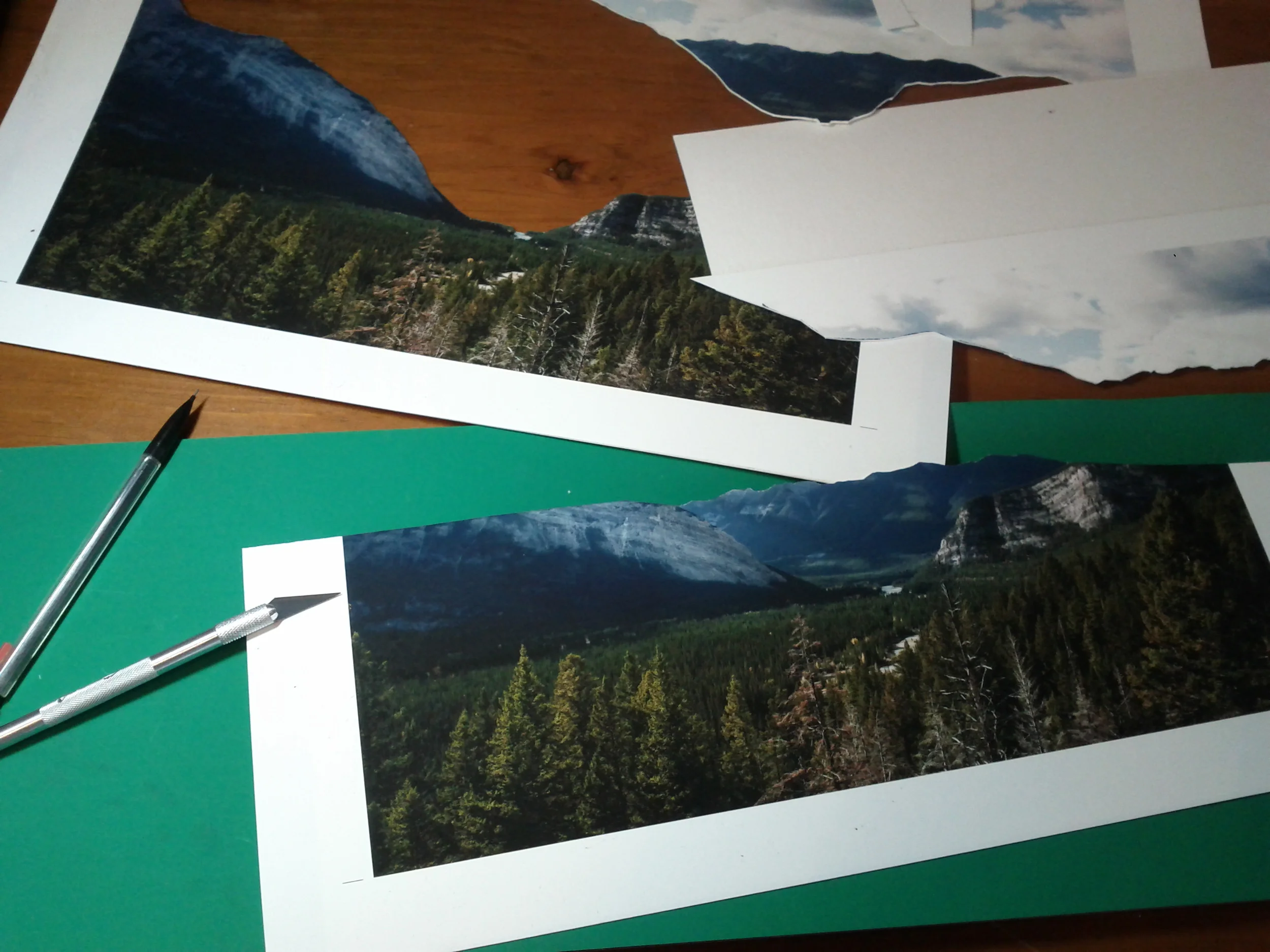 The Production of "a sculpture and a hill"